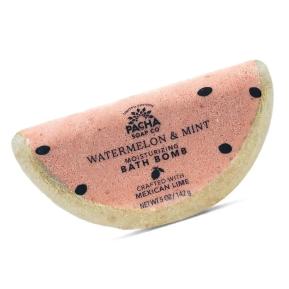 Pacha Soap Co Watermelon & Mint 3 Piece Bath Body Candle Gift Set